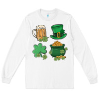 White pot of gold Long Sleeve Tee - MaliasSmallBusiness