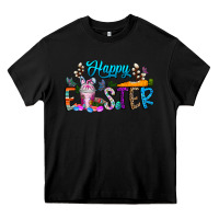 Black happy easter coffee Heavy Core Tee - CowhideDigitalArt