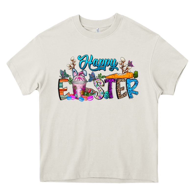 Happy Easter Coffee Heavy Core Tee by CowhideDigitalArt | Teevron