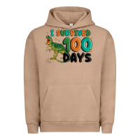 Pigment Burro i survived 100 days Urban Hoodie - MaliasSmallBusiness