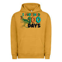 Pigment Peanut Butter i survived 100 days Urban Hoodie - MaliasSmallBusiness