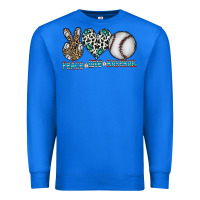 True Royal peace love baseball Premium Sweatshirt - CowhideDigitalArt