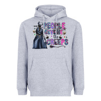 Heather Grey people give me the creeps Heavyweight Hoodie - CowhideDigitalArt