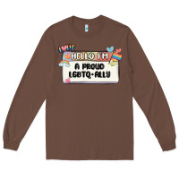 Chestnut proud ally Long Sleeve Tee - MaliasSmallBusiness