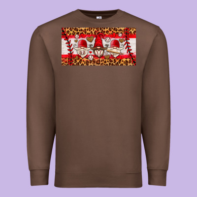 Baseball Gnome License Plate Premium Sweatshirt Designed By Hra Design Shop