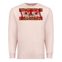 Pale Pink baseball gnome license plate Premium Sweatshirt - HRA Design Shop