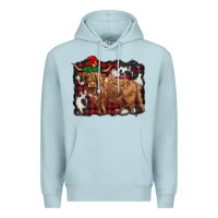 Christmas Highland Cow Premium Hoodie | Teevron