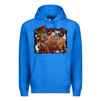 True Royal christmas highland cow Premium Hoodie - BarkalooDesign