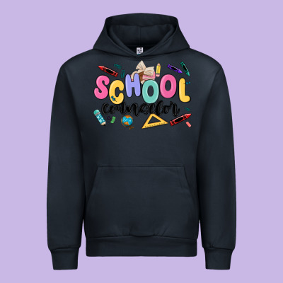 School Counselor Urban Hoodie Designed By Maliassmallbusiness