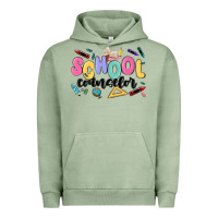 Pigment Oil Green school counselor Urban Hoodie - MaliasSmallBusiness