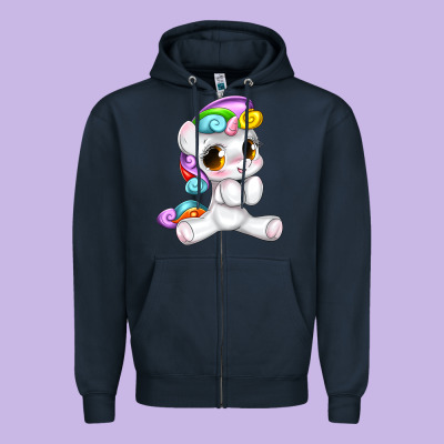 Zipper Hoodie pride cute unicorn