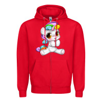 Red pride cute unicorn Zipper Hoodie - texasbilliewilder