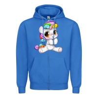 True Royal pride cute unicorn Zipper Hoodie - texasbilliewilder