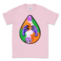 Bubblegum Pink halloween hands teardrop Classic Tee - BundleAndBundleShop