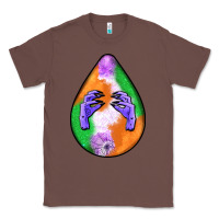 Chestnut halloween hands teardrop Classic Tee - BundleAndBundleShop