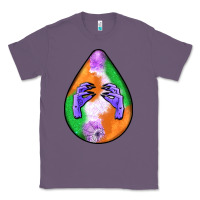 Lavender halloween hands teardrop Classic Tee - BundleAndBundleShop