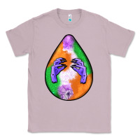 Lilac halloween hands teardrop Classic Tee - BundleAndBundleShop