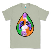 Matcha halloween hands teardrop Classic Tee - BundleAndBundleShop