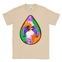Mushroom halloween hands teardrop Classic Tee - BundleAndBundleShop