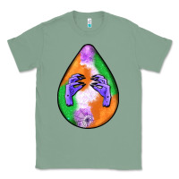 Sage halloween hands teardrop Classic Tee - BundleAndBundleShop