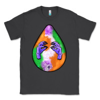 Smoke halloween hands teardrop Classic Tee - BundleAndBundleShop