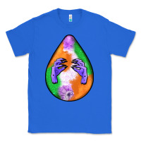 True Royal halloween hands teardrop Classic Tee - BundleAndBundleShop