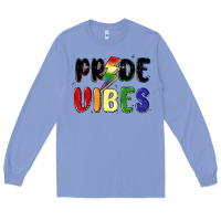 Colony Blue pride vibes Long Sleeve Tee - MaliasSmallBusiness
