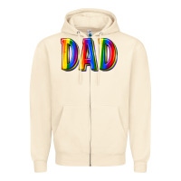Sandshell pride dad Zipper Hoodie - texasbilliewilder