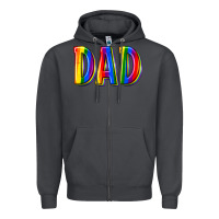 Smoke pride dad Zipper Hoodie - texasbilliewilder