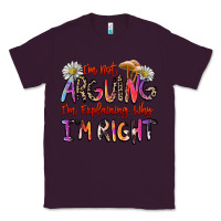 Plum i'm not arguing i'm explaining why i'm right Classic Tee - Zillion Design Studio