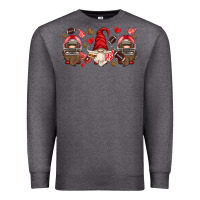 Charcoal Heather american football gnome Premium Sweatshirt - HRA Design Shop