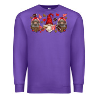 Purple american football gnome Premium Sweatshirt - HRA Design Shop
