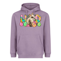 Lavender Hop Rabbit Easter Heavyweight Hoodie - Neo Western