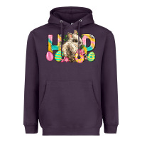 Plum Hop Rabbit Easter Heavyweight Hoodie - Neo Western