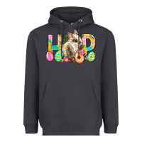 Hop Rabbit Easter Heavyweight Hoodie | Teevron