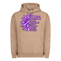 Pigment Burro purple pancreatic cancer sunflower and cancer ribb Urban Hoodie - MaliasSmallBusiness