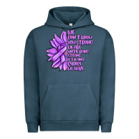 Pigment Midnight Navy purple pancreatic cancer sunflower and cancer ribb Urban Hoodie - MaliasSmallBusiness