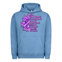 Pigment Pebble Blue purple pancreatic cancer sunflower and cancer ribb Urban Hoodie - MaliasSmallBusiness