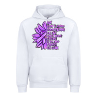 White purple pancreatic cancer sunflower and cancer ribb Urban Hoodie - MaliasSmallBusiness