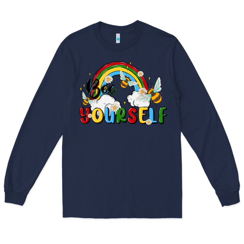 Bee Yourself Long Sleeve Tee by MaliasSmallBusiness | Teevron