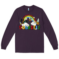 Plum bee yourself Long Sleeve Tee - MaliasSmallBusiness