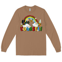 Toasted Coconut bee yourself Long Sleeve Tee - MaliasSmallBusiness