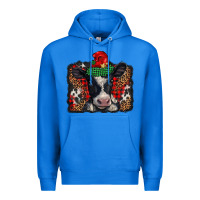 True Royal christmas black and white baby cow Premium Hoodie - BarkalooDesign