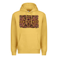 Antique Gold leopard glitter background Premium Hoodie - RanaPortraitStore