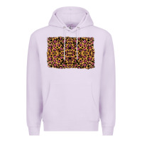 Lilac leopard glitter background Premium Hoodie - RanaPortraitStore