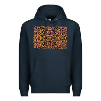 Navy leopard glitter background Premium Hoodie - RanaPortraitStore