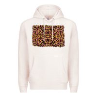 Pale Pink leopard glitter background Premium Hoodie - RanaPortraitStore