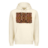 Sandshell leopard glitter background Premium Hoodie - RanaPortraitStore