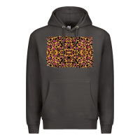Smoke leopard glitter background Premium Hoodie - RanaPortraitStore