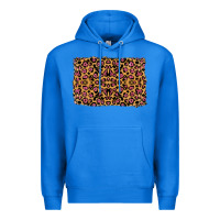 True Royal leopard glitter background Premium Hoodie - RanaPortraitStore